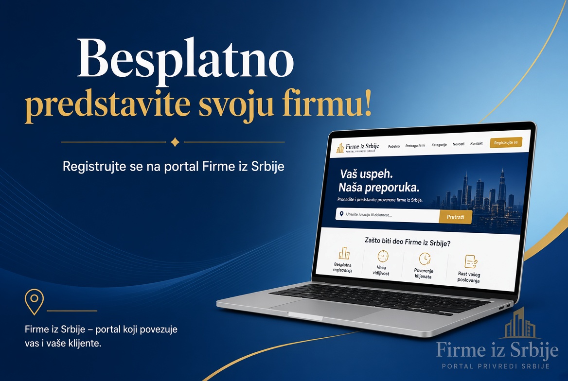 Besplatno predstavite svoju firmi - Firme iz Srbije